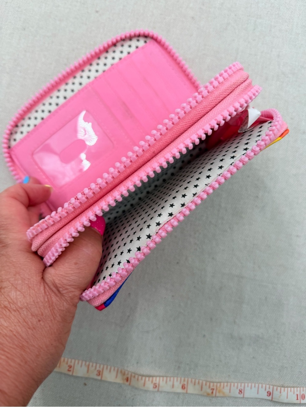 Colorblock Zip Wallet - Multicolor - Picture 5 of 5